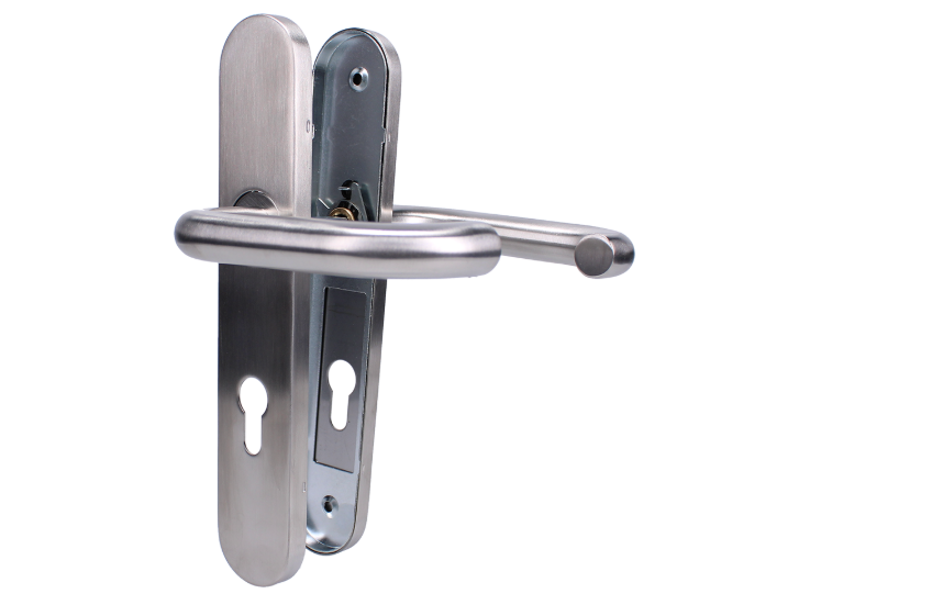 ASEC Radius Backplate Lever Furniture DDA