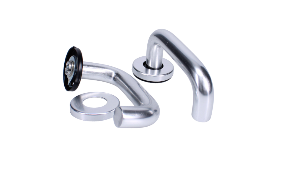 ASEC Round Rose Aluminium Sprung Lever Furniture