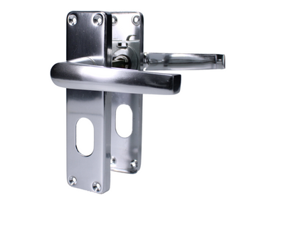 ASEC Stafford Plate Furniture Lever Oval Lock Handle