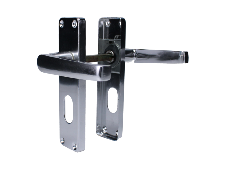ASEC Stafford Plate Furniture Lever Oval Lock Handle