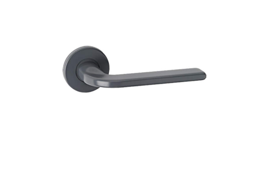 ASEC URBAN Utah Lever on Round Rose Door Furniture
