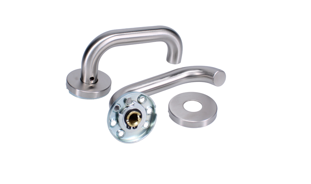 BRITON RTD Lever on Rose with Round Bar