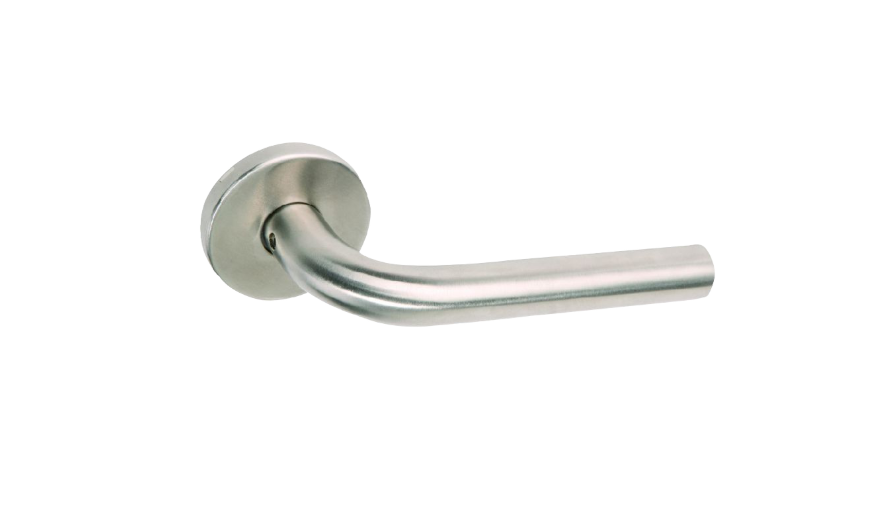 BRITON Straight Lever on Rose with Round Bar