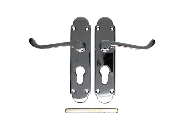 EPSOM Lever Euro Plate Door Handles