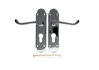 EPSOM Lever Euro Plate Door Handles