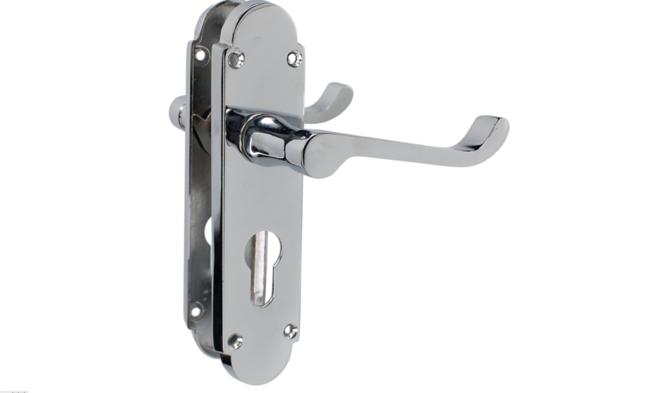 EPSOM Lever Euro Plate Door Handles