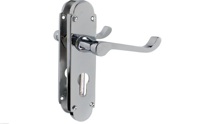 EPSOM Lever Euro Plate Door Handles