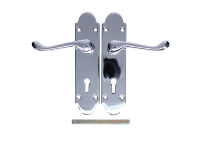 EPSOM Lever Lock Plate Door Handles