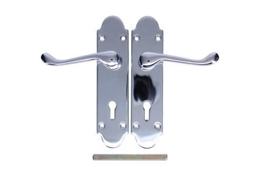 EPSOM Lever Lock Plate Door Handles