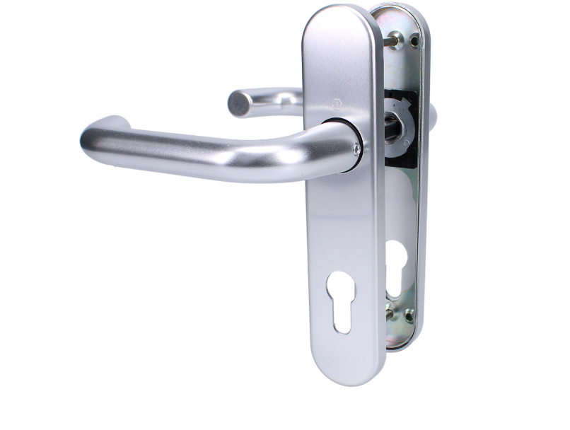 HOPPE Paris 72PZ Euro Profile Lever Handle On Short Backplate 138S/2600