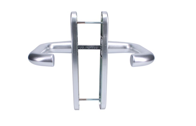 HOPPE Paris 72PZ Euro Profile Lever Handle On Short Backplate 138S/2600