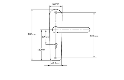 UNION C-Series B-3K70F-R Lever Furniture