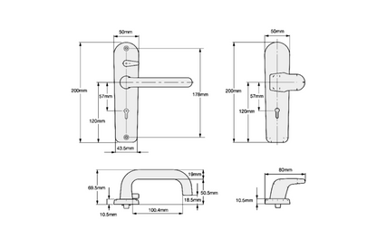 UNION C-Series B-3R35F-R Lever