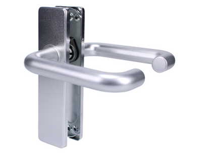 ZOO Return To Door Lever Handle On Latch Backplate FD30/60