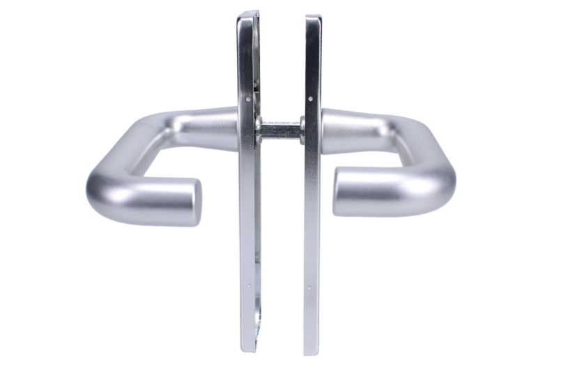 ZOO Return To Door Lever Handle On Latch Backplate FD30/60