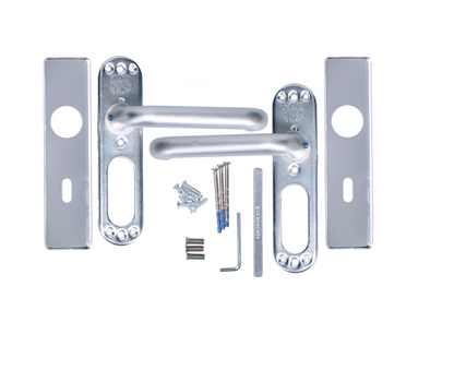 ZOO Return To Door Lever Handle On Lever Lock Backplate FD30/60