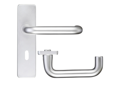 ZOO Return To Door Lever Handle On Lever Lock Backplate FD30/60