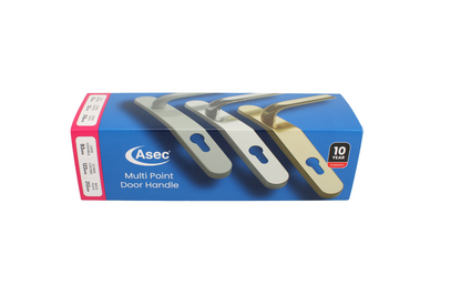 ASEC Evo Sprung Lever/Lever Multipoint Door Handles 68mm PZ 246mm Backplate 215mm Fixings
