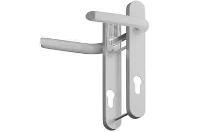ASEC Evo Sprung Lever/Lever Multipoint Door Handles 92mm PZ 212mm Backplate 122mm Fixings
