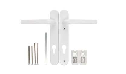 ASEC Evo Sprung Lever/Lever Multipoint Door Handles 92mm PZ 212mm Backplate 122mm Fixings