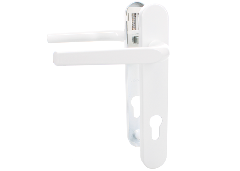 ASEC Evo Sprung Lever/Lever Multipoint Door Handles 92mm PZ 212mm Backplate 122mm Fixings