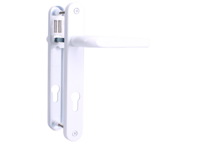 ASEC Evo Sprung Lever/Lever Multipoint Door Handles 92mm PZ 232mm Backplate 203mm Fixings