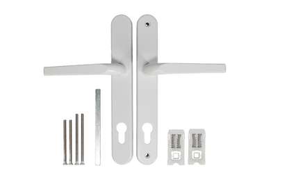 ASEC Evo Sprung Lever/Lever Multipoint Door Handles 92mm PZ 242mm Backplate 210mm Fixings