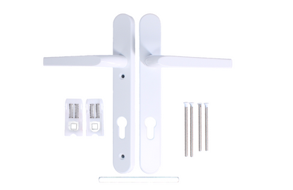 ASEC Evo Sprung Lever/Lever Multipoint Door Handles 92mm PZ 245mm Backplate 122mm Fixings