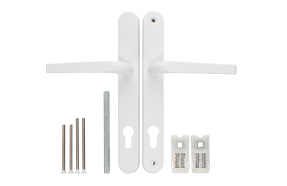 ASEC Evo Sprung Lever/Lever Multipoint Door Handles 92mm PZ 246mm Backplate 215mm Fixings