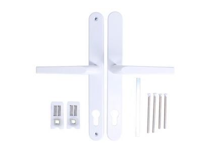 ASEC Evo Sprung Lever/Lever Multipoint Door Handles 92mm PZ 270mm Backplate 240mm Fixings