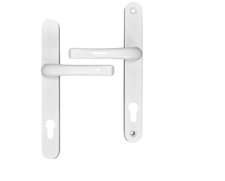 ASEC Lever/Lever Multipoint Door Handles 92mm PZ 240mm Backplate 211mm Fixings