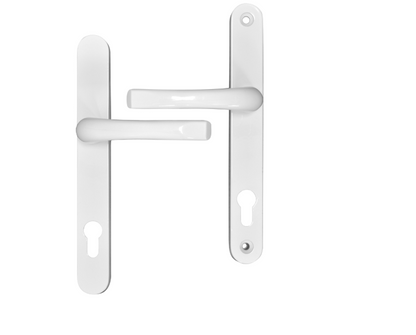 ASEC Lever/Lever Multipoint Door Handles 92mm PZ 240mm Backplate 211mm Fixings