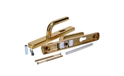 ASEC Sprung Lever/Lever Multipoint Door Handles 70mm PZ 200mm Backplate 200mm Fixings