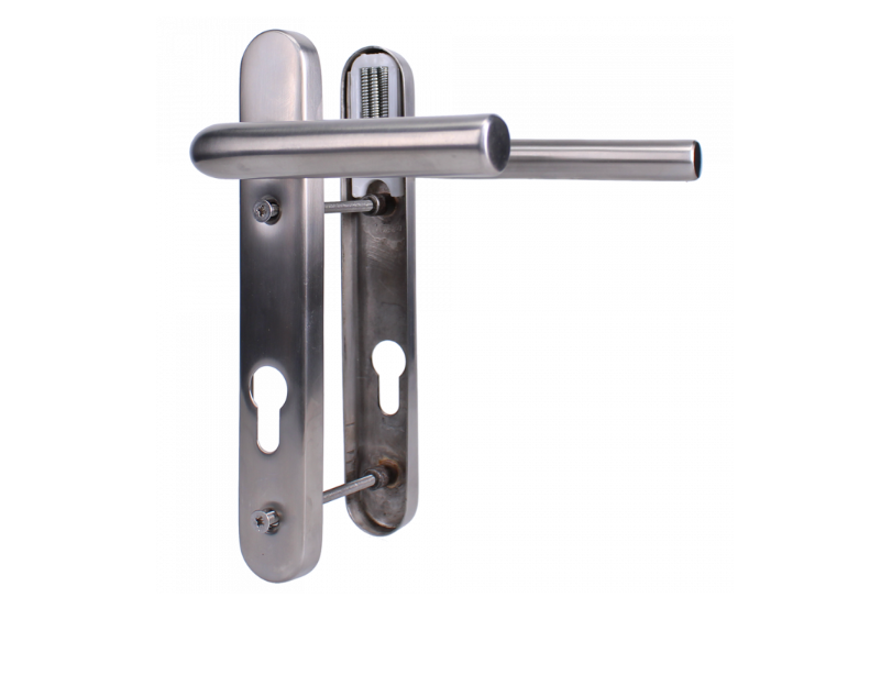 ASEC Sprung Lever/Lever Multipoint Door Handles 92mm PZ 220mm Backplate 122mm Fixings