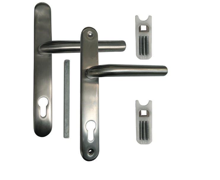 ASEC Sprung Lever/Lever Multipoint Door Handles 92mm PZ 242mm Backplate 212mm Fixings