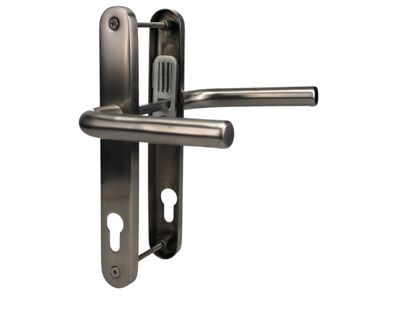ASEC Sprung Lever/Lever Multipoint Door Handles 92mm PZ 242mm Backplate 212mm Fixings