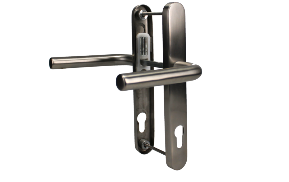 ASEC Sprung Lever/Lever Multipoint Door Handles 92mm PZ 242mm Backplate 212mm Fixings