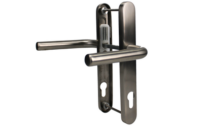 ASEC Sprung Lever/Lever Multipoint Door Handles 92mm PZ 242mm Backplate 212mm Fixings