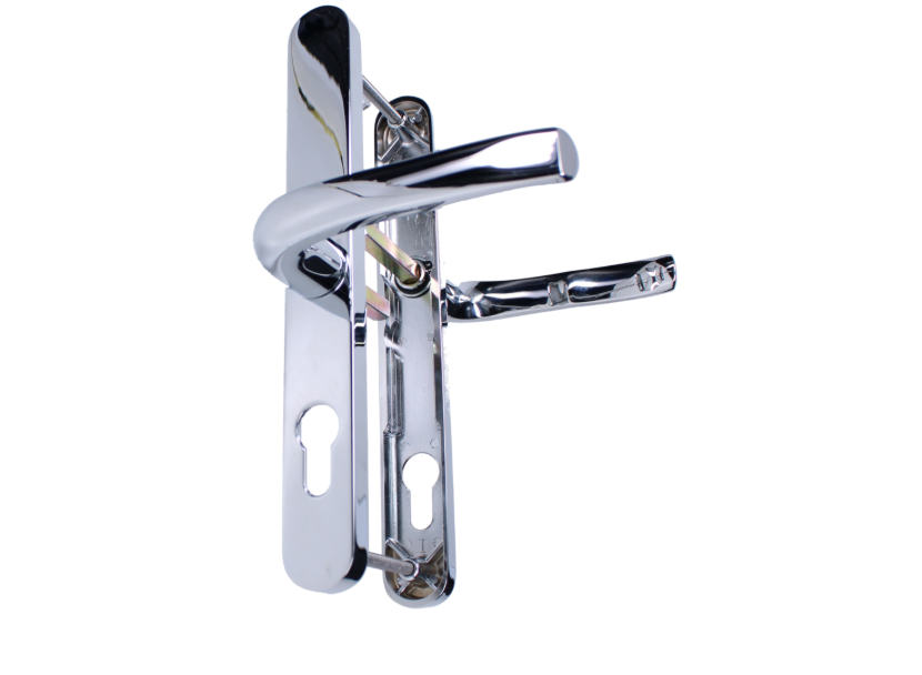 ASEC Unsprung Lever/Lever Multipoint Door Handles 92mm & 62mm PZ 240mm Backplate 210mm Fixings