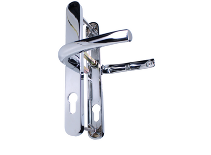 ASEC Unsprung Lever/Lever Multipoint Door Handles 92mm & 62mm PZ 240mm Backplate 210mm Fixings