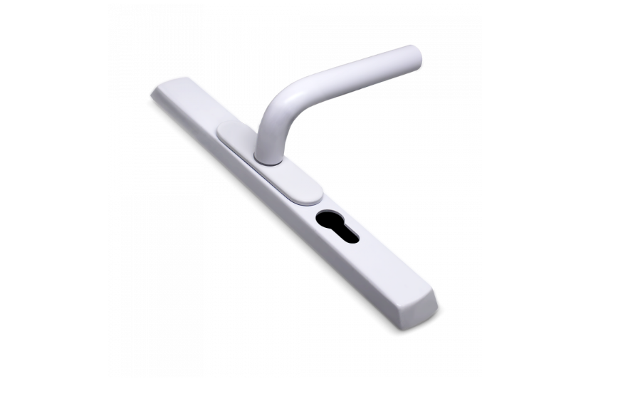 CHAMELEON C-Handle Sprung Adjustable Lever/Lever Multipoint Door Handles 59mm to 96mm PZ 240mm Fixings