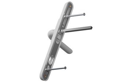 CHAMELEON Pro XL Sprung Adjustable Lever/Lever Multipoint Door Handles 59mm to 96mm PZ 156mm to 242mm Fixings