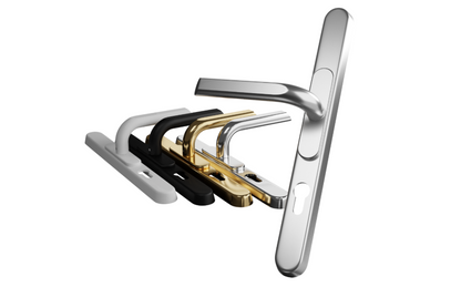 CHAMELEON Pro XL Sprung Adjustable Lever/Lever Multipoint Door Handles 59mm to 96mm PZ 156mm to 242mm Fixings