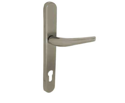ELITE Lever/Lever UPVC Handle 244mm Long Backplate