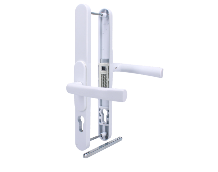 FLEXI Sprung Adjustable Lever/Lever Multipoint Door Handles 59mm to 96mm PZ 260mm Fixings