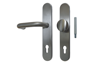 GU BKS Rondo B-72220-60-0-8 Unsprung Lever/Knob Multipoint Door Handles 92mm PZ 215mm Fixings