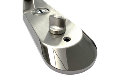 HOOPLY CEFIRO ZTB002 Sprung Lever/Lever Multipoint Door Handles 85mm PZ 246mm Fixings With Snib