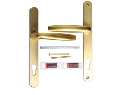 HOPPE Atlanta 1530/3623N Sprung Lever/Lever Multipoint Door Handles 92mm PZ Narrow Backplate