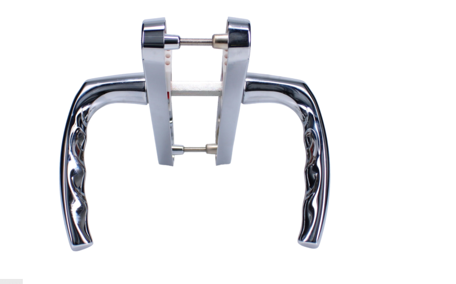 HOPPE Atlanta M1530M/3841N Sprung Lever/Lever Multipoint Door Handles 92mm PZ Narrow Backplate