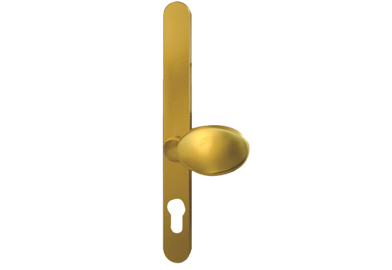HOPPE London 76G/3831N/113 Unsprung Lever/Moveable Pad Multipoint Door Handles 92mm & 62mm PZ 240mm Fixings